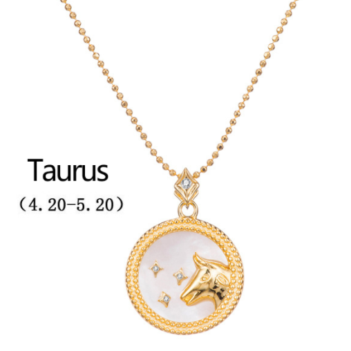 Gold Plated Zodiac Symbol Necklace