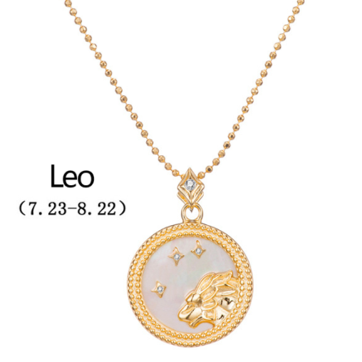Gold Plated Zodiac Symbol Necklace