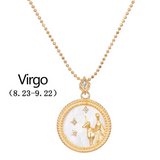 Gold Plated Zodiac Symbol Necklace