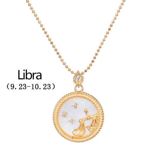 Gold Plated Zodiac Symbol Necklace