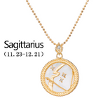Gold Plated Zodiac Symbol Necklace