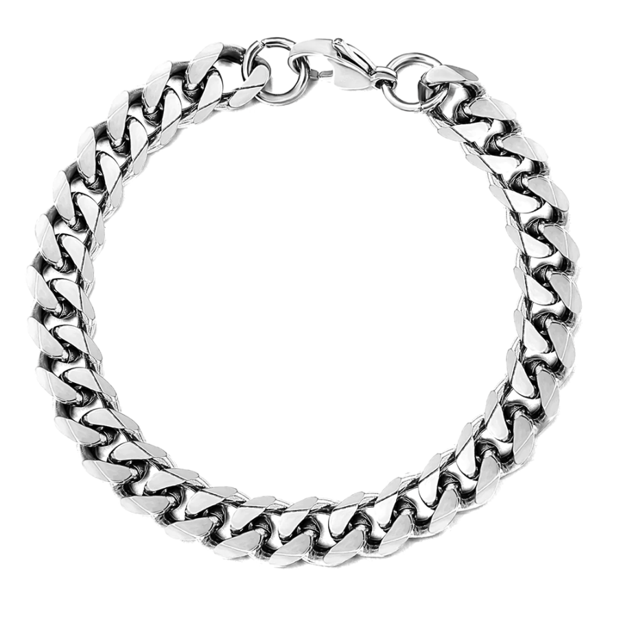 Premium Stainless Steel Curb Bracelet