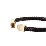 Premium Thin Braided Leather Bracelet