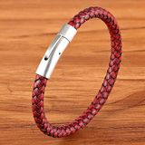 Thin Braid Leather Bracelet