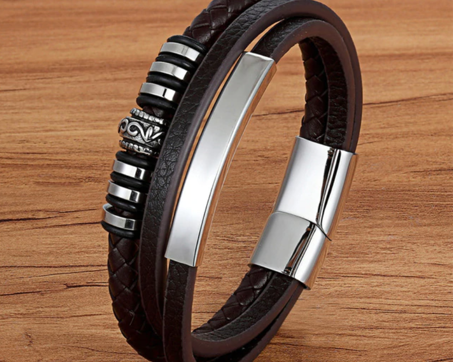 Layered Multi-leather Stylish Bracelet
