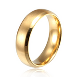 Brushed Stainless Steel Ring 6mm