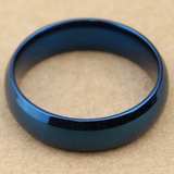 Brushed Stainless Steel Ring 6mm