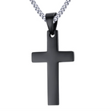 Men's Smooth Cross Necklace