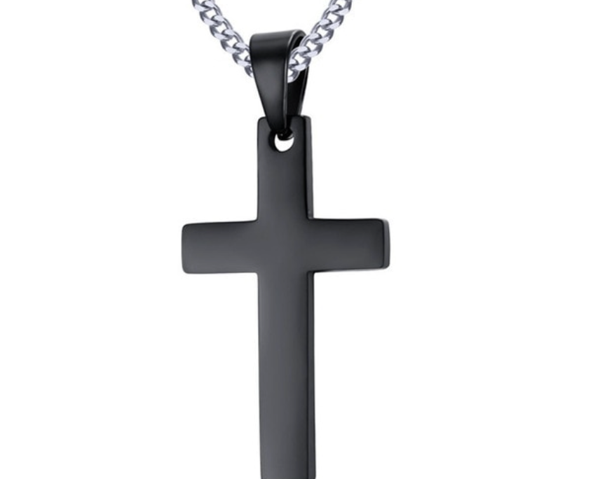 Men's Smooth Cross Necklace