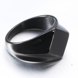 Diamond Shaped Signet Ring