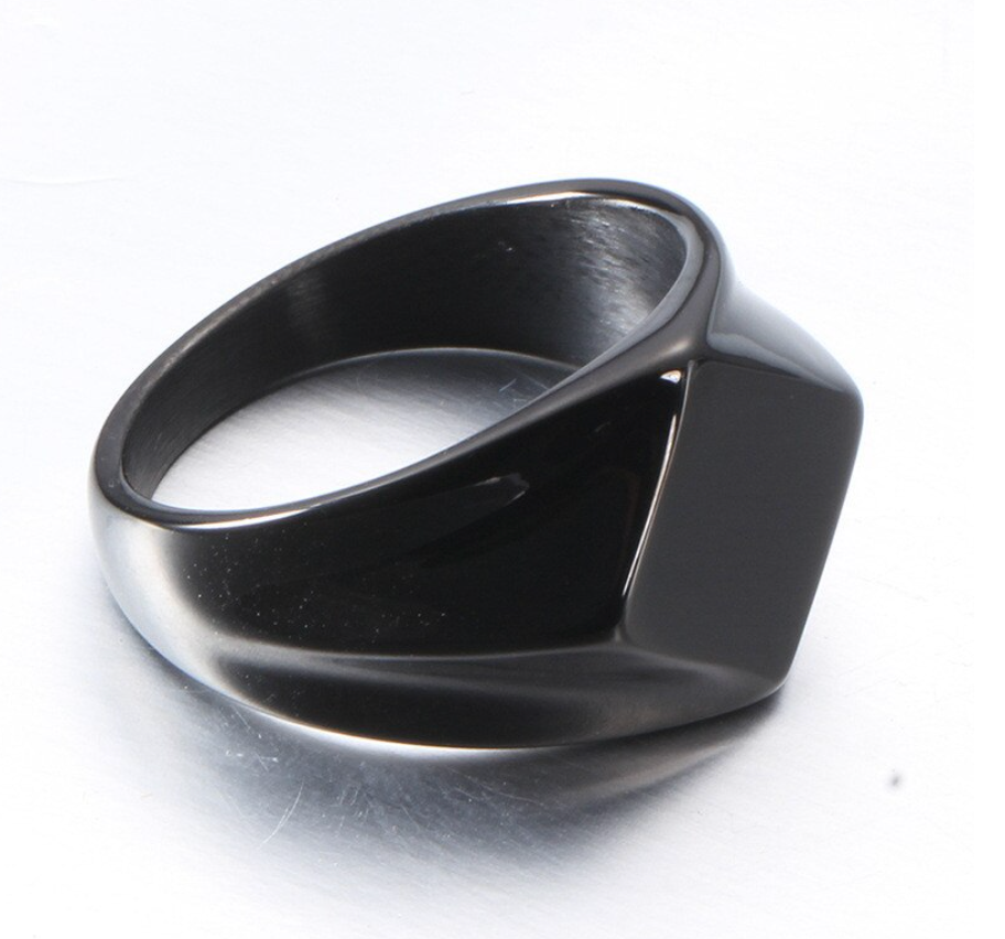 Diamond Shaped Signet Ring