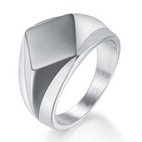 Diamond Shaped Signet Ring