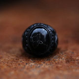 Semi-Precious Signet Ring