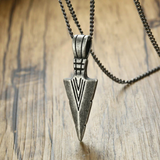 Stainless Steel Arrowhead Necklace