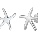 Smooth Starfish Stud Earrings