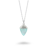 Semi Precious Cone Shape Necklace