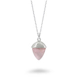 Semi Precious Cone Shape Necklace