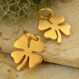 Smooth Four Leaf Clover Necklace