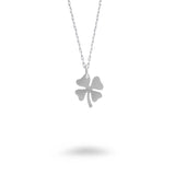 Smooth Four Leaf Clover Necklace