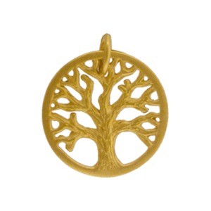 Textured Tree Branches Necklace