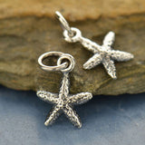 Small Texture Starfish Necklace