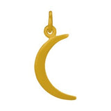 Thin Smooth Moon Necklace