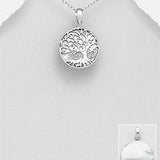 Circle Shell Tree of Life Necklace