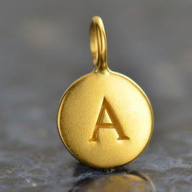 Circle Capital Letters Necklace