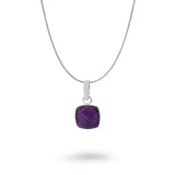Square Semi-Precious Necklace