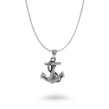 Detailed Anchor Necklace