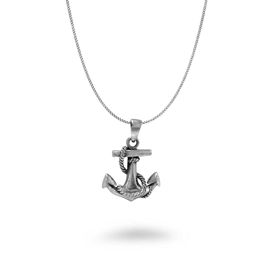 Detailed Anchor Necklace