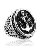 Anchor Signet Ring