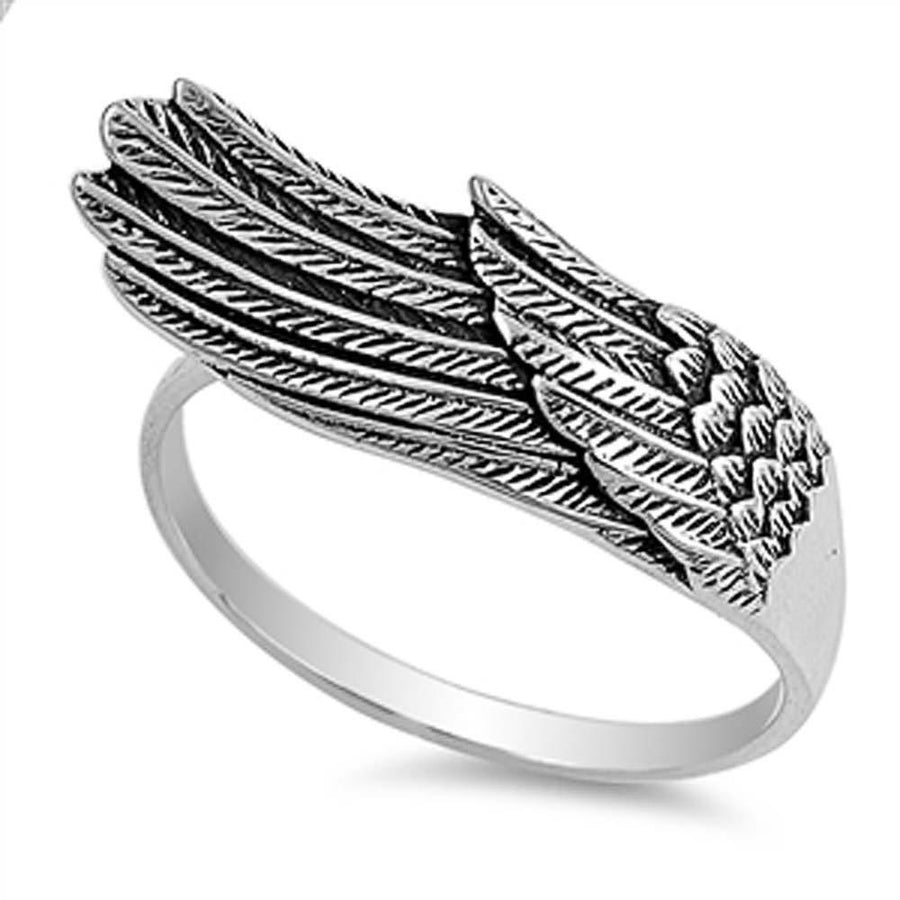 Angel Wing over fingers Ring