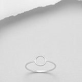 Circle Thin Band Ring