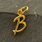 Script Letter Initial Necklace
