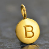 Circle Capital Letters Necklace