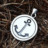 Stainless Steel Compass Necklace