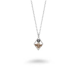 Diamond Shape Bee Necklace