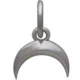 Beveled Crescent Moon Necklace