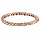 Smooth Round CZ Eternity Ring