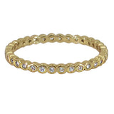 Smooth Round CZ Eternity Ring