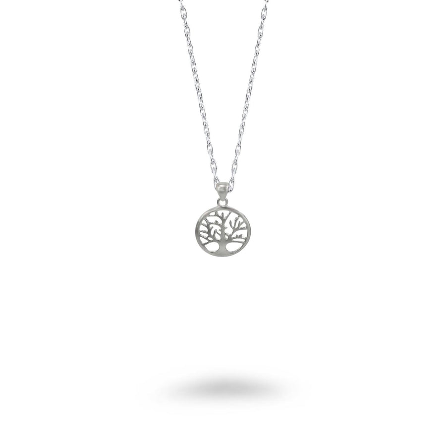 Round Abstract Tree of Life Necklace