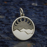 Mountains with Moon Phases Necklace