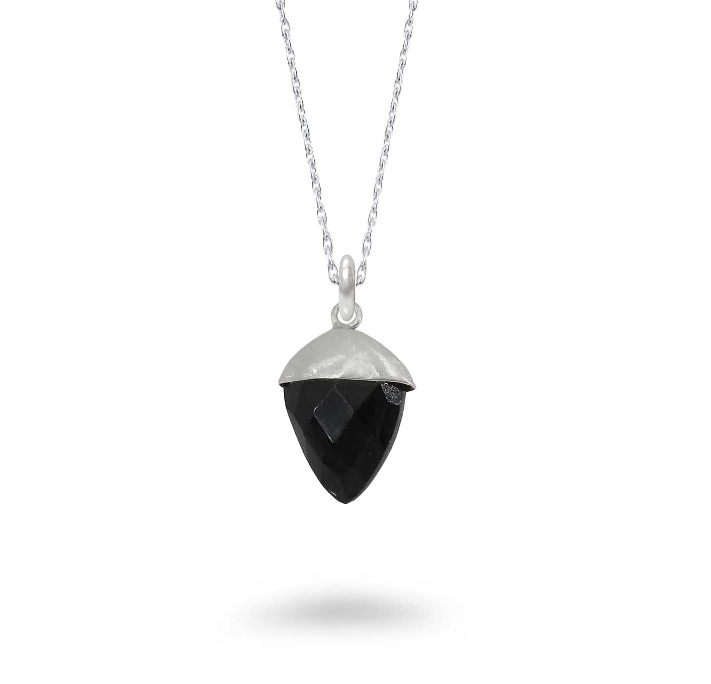 Semi Precious Cone Shape Necklace