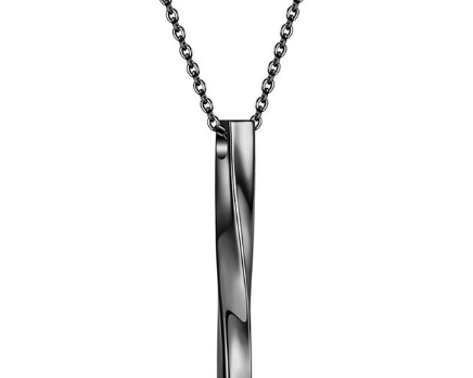 Rectangle Twist Necklace