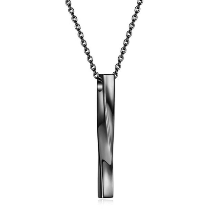 Rectangle Twist Necklace