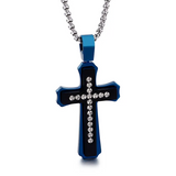Center Detail Cross Necklace