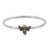 Bronze Bee on Ring Band