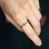 Bronze Bee on Ring Band
