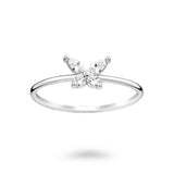 CZ Wings Butterfly Ring